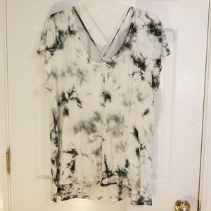 American Eagle Marble Tie-Dye Top